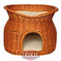 Trixie 2874 Плетеный домик с лежаком для кошки 54*43*37 см