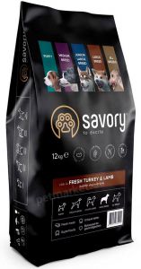 Savory LARGE BREED Turkey &amp; Lamb - корм для собак крупных пород (индейка/ягненок)
