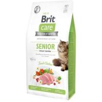 Brit Care GF SENIOR WEIGHT CONTROL беззерновой корм для взрослых кошек с лишним весом (курица)