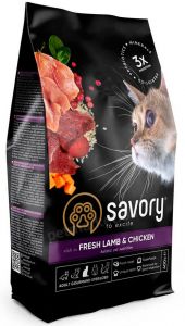 Savory STERILIZED Lamb &amp; Chicken - корм для кастрированных котов
